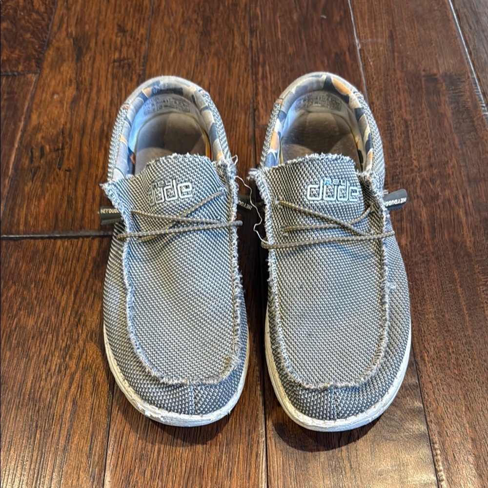 COPY - Hey Dude Gray Moccasins with Cushioned Insoles